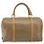 Céline Borsa Boston CELINE Macadam Canvas PVC Beige Gold Auth 194366 D'oro - vista 2