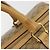 Céline Borsa Boston CELINE Macadam Canvas PVC Beige Gold Auth 194366 D'oro - vista 9