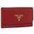 Portallaves PRADA de piel Vittero Dino Rojo Auth 195914A Roja