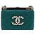 CHANEL Matelasse Chain Shoulder Bag Lamb Skin Green Gold CC Auth 195029SM Golden