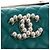 CHANEL Matelasse Chain Shoulder Bag Lamb Skin Green Gold CC Auth 195029SM Golden - view 18