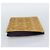 Borsa Clutch CHANEL Pelle Harako Marrone Oro CC Auth 195999A D'oro - vista 4