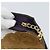 Borsa Clutch CHANEL Pelle Harako Marrone Oro CC Auth 195999A D'oro - vista 8