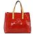 Borsa a mano LOUIS VUITTON Monogram Vernis Reade PM Rouge M91088 LV Auth BA14977 Rosso - vista 13