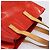 Borsa a mano LOUIS VUITTON Monogram Vernis Reade PM Rouge M91088 LV Auth BA14977 Rosso - vista 6