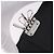 Saffiano PRADA Safifano Leather Key Case Leather Black Auth 183512A - view 10