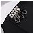 Saffiano PRADA Safifano Leather Key Case Leather Black Auth 183512A - view 9
