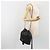 Borsa a tracolla con catena BALLY in pelle nera e oro Auth 194985A Nero D'oro - vista 22