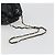 Borsa a tracolla con catena BALLY in pelle nera e oro Auth 194985A Nero D'oro - vista 7