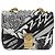 Céline Borsa a tracolla CELINE Christian Marclay con catena in pelle bianca e tono oro Auth 195249M Bianco - vista 13
