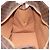 Céline Borsa a mano CELINE Macadam Canvas PVC Pelle Marrone Oro Auth 196285 D'oro - vista 18