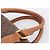 Céline Borsa a mano CELINE Macadam Canvas PVC Pelle Marrone Oro Auth 196285 D'oro - vista 8