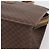 Céline Borsa a mano CELINE Macadam Canvas PVC Pelle Marrone Oro Auth 196285 D'oro - vista 9