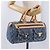 LOUIS VUITTON Monogram Denim Neo Speedy Hand Bag Blue M95019 LV Auth 195233SAV - vista 25
