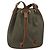 Borsa a tracolla SAINT LAURENT PVC Canvas Brown Gold Auth 194356 Marrone D'oro - vista 13