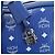 Borsa MCM Logogram Vicetos Mini Boston Bag Leather 2way Blue Silver Auth 193751V Argento - vista 23