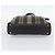 Pequin Borsa a mano FENDI Pecan Canvas Nero Marrone Auth 196062A - vista 5