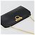 Borsa a tracolla Salvatore Ferragamo Gancini Chain in pelle nera e oro Auth 195422 Nero - vista 6