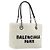 BALENCIAGA Borsa Duty Free Tote Bag Bore White Silver 759941 Auth 195322M