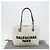 BALENCIAGA Borsa Duty Free Tote Bag Bore White Silver 759941 Auth 195322M - vista 12