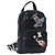 Borsa Body Bag PRADA Nylon Black Silver Auth 195008A Nero Argento