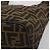 Borsa a tracolla FENDI Zucca Canvas Mamma Baguette Brown Black Auth 196011V Marrone Nero - vista 16