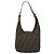 Borsa a tracolla FENDI Zucca Canvas Mamma Baguette Brown Black Auth 196011V Marrone Nero - vista 2