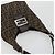 Borsa a tracolla FENDI Zucca Canvas Mamma Baguette Brown Black Auth 196011V Marrone Nero - vista 6