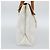Céline Borsa a mano CELINE Macadam Canvas PVC Leather White Gold Auth 195994 Bianco D'oro - vista 3