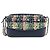 Borsa a tracolla con catena CHANEL Gabrielle de Chanel Tweed Navy Gold CC Auth BA14596SAM Blu navy - vista 2