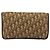 Borsa a tracolla con catena Christian Dior Trotter Canvas Beige Gold Auth 195716 D'oro - vista 2
