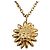 Collana CHANEL Metallo Tono Oro CC Auth bs36542V