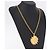Collana CHANEL Metallo Tono Oro CC Auth bs36542V - vista 16