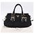 Borsa a Mano PRADA Nylon 2way Nero Oro Auth 196783V D'oro - vista 12