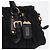 Borsa a Mano PRADA Nylon 2way Nero Oro Auth 196783V D'oro - vista 20