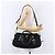 Borsa a Mano PRADA Nylon 2way Nero Oro Auth 196783V D'oro - vista 27