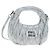Borsa Miu Miu Matelassé Wonder in pelle 2 vie Argento Autentica 196012SAM
