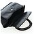 Borsa a mano Chrome Hearts CH Cross in pelle nera e argento Auth 187617SM Nero - vista 19