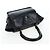 Borsa a mano Chrome Hearts CH Cross in pelle nera e argento Auth 187617SM Nero - vista 6