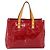 Borsa LOUIS VUITTON Monogram Vernis Reade PM Pomme D'amour M91990 LV Auth BA14837 Rosso - vista 2