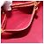 Borsa LOUIS VUITTON Monogram Vernis Reade PM Pomme D'amour M91990 LV Auth BA14837 Rosso - vista 20