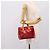 Borsa LOUIS VUITTON Monogram Vernis Reade PM Pomme D'amour M91990 LV Auth BA14837 Rosso - vista 21