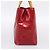 Borsa LOUIS VUITTON Monogram Vernis Reade PM Pomme D'amour M91990 LV Auth BA14837 Rosso - vista 3