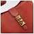 Bolsa de Ombro LOEWE Velazquez em Couro Vermelho com Detalhes Dourados Auth 196086 - vista 17