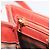 Bolsa de Ombro LOEWE Velazquez em Couro Vermelho com Detalhes Dourados Auth 196086 - vista 20