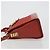Bolsa de Ombro LOEWE Velazquez em Couro Vermelho com Detalhes Dourados Auth 196086 - vista 4