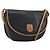 Céline Borsa a tracolla CELINE in pelle nera e oro Auth 186955 Nero D'oro