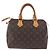 Borsa a mano LOUIS VUITTON Monogram Speedy 25 M41528 LV Auth 195683 Monogramma - vista 2