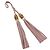 GUCCI Bamboo Charm Leather Pink Gold Auth bs36738A Rosa D'oro