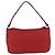 PRADA Accessory Pouch Nylon Red Silver Auth 195521A Silvery - view 2